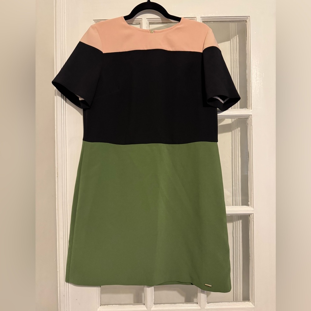 Ted Baker Colorblock Pattern Mini Dress - Picture 2 of 8